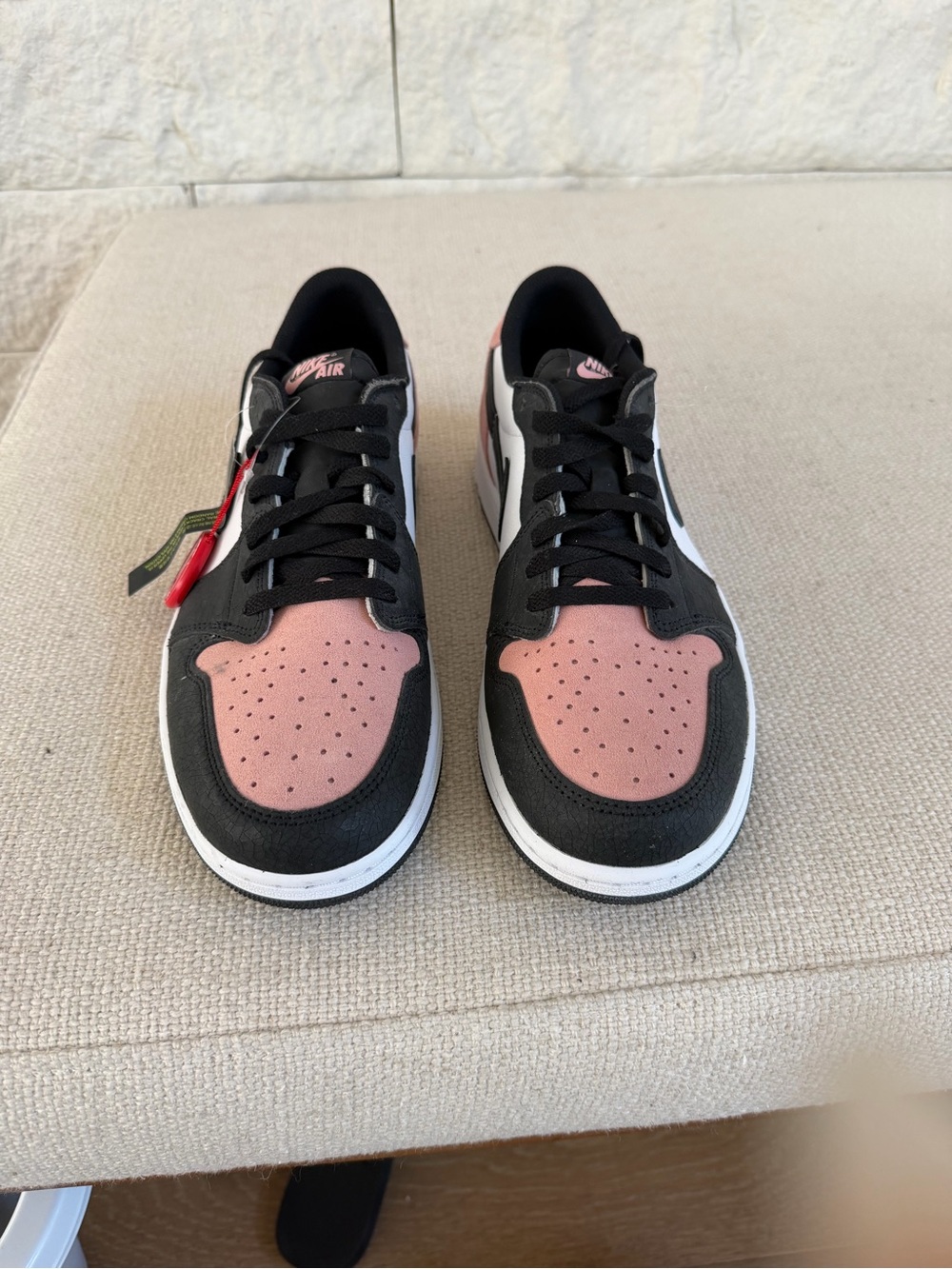 Nike Air Jordan 1 Retro Low OG bleached coral and black
